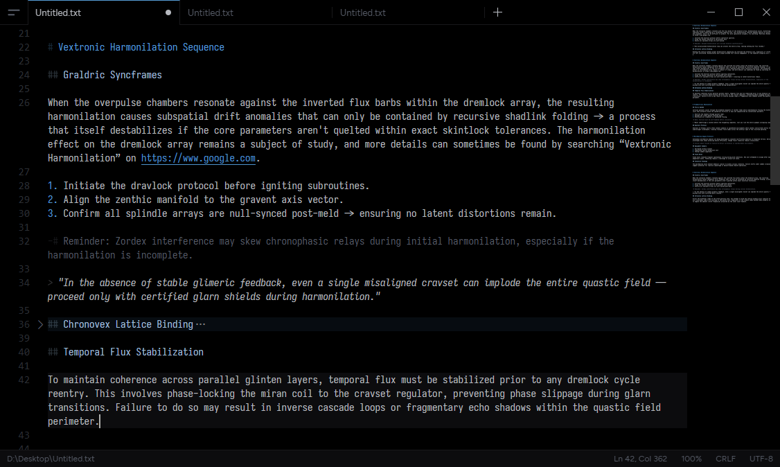 Monapad Screenshot